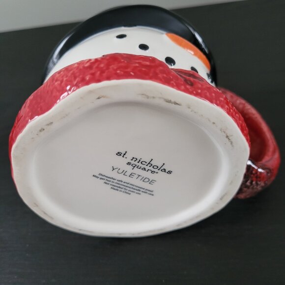 2015 St. Nicholas Square YULETIDE Snowman Mug - Picture 4 of 4